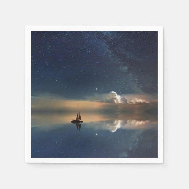 Sailing Away to the Clouds  Napkin (Front)