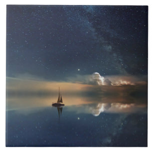Sailing Away to the Clouds  Tile