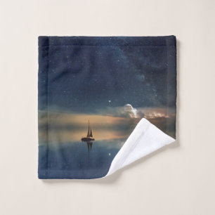 Sailing Away to the Clouds  Wash Cloth