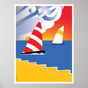 Sailing Before the Wind Poster
