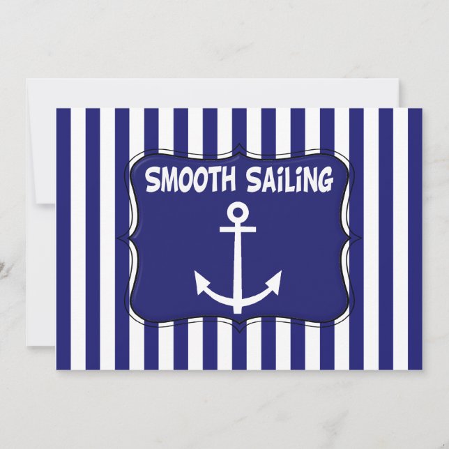 Sailing Birthday Invitation (Front)