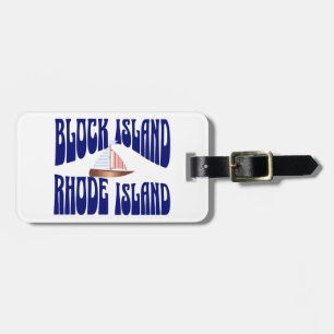 Sailing Block Island Luggage Tag