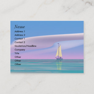 Sailing Blue Business Card
