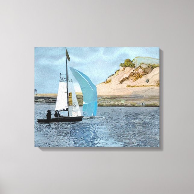 SAILING BOAT CANVAS PRINT (Front)