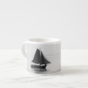 Sailing boat espresso cup