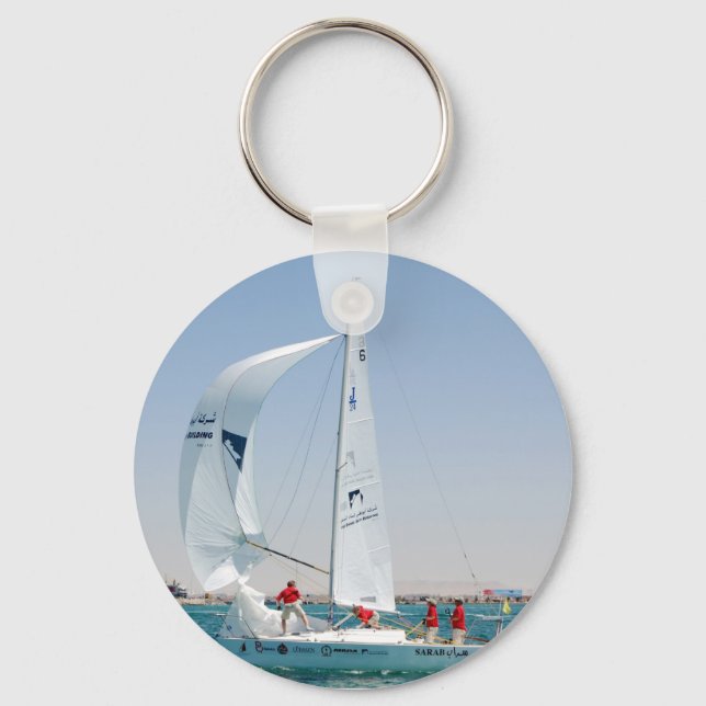 Sailing Boat Key Ring (Front)