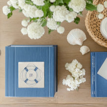 Sailing Boat Life Ring Monogrammed