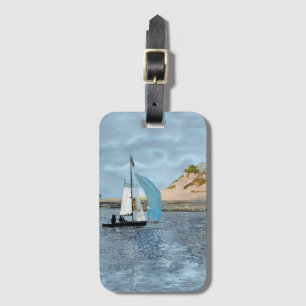 SAILING BOAT LUGGAGE TAG