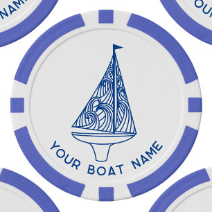 Sailing Boat Name  Poker Chips