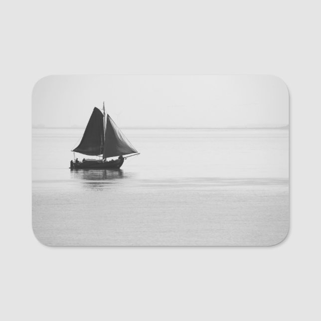 Sailing boat name tag (Front)