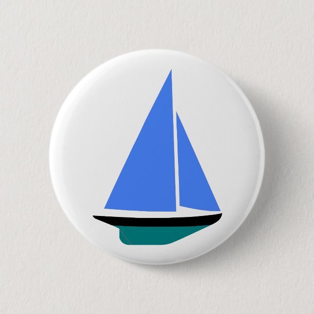 Sailing Boat - Sailing ship (11) 6 Cm Round Badge (Front)