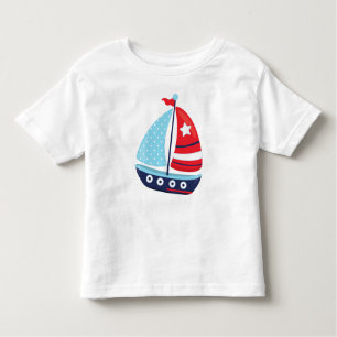 Sailing Boat, Sailor, Sailing, Sails, Boat, Ship Toddler T-Shirt