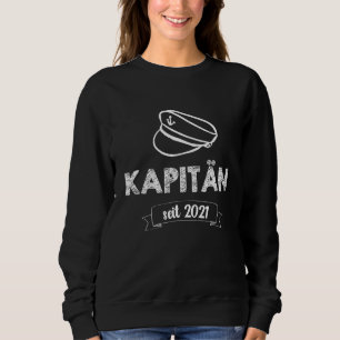 Sailing Boat Skipper Training Boat Driving Licence Sweatshirt