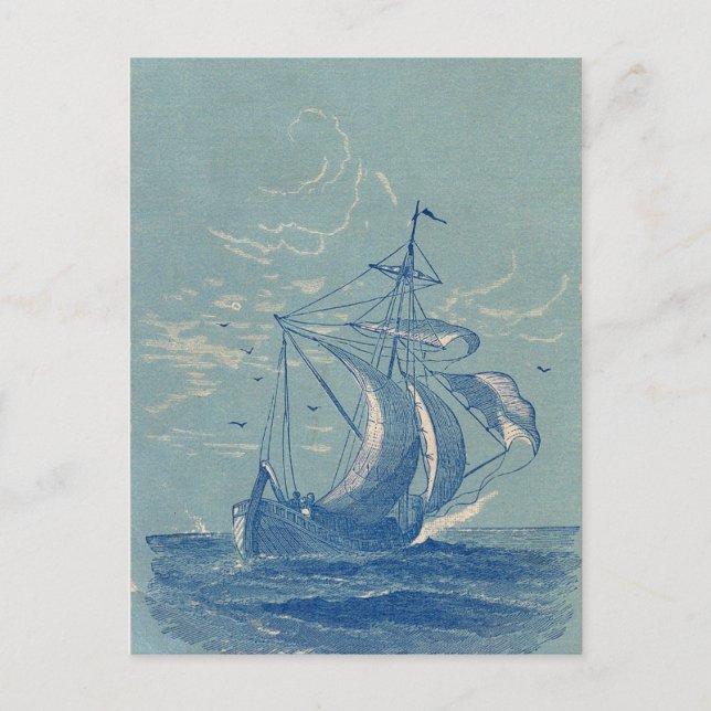 Sailing Boat Travel postcard (Front)
