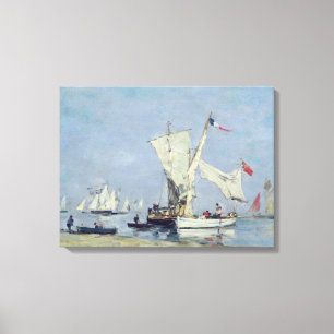 Sailing Boats, c.1869 Canvas Print