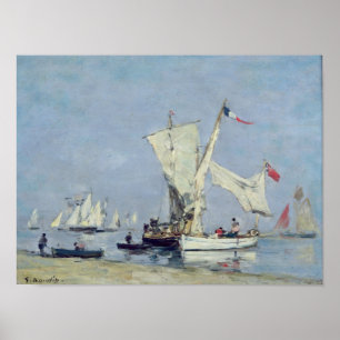 Sailing Boats, c.1869 Poster
