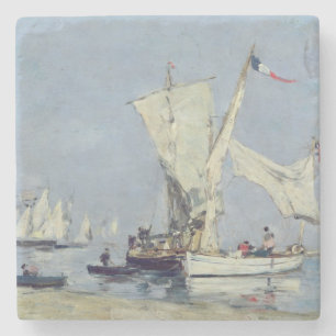 Sailing Boats, c.1869 Stone Coaster