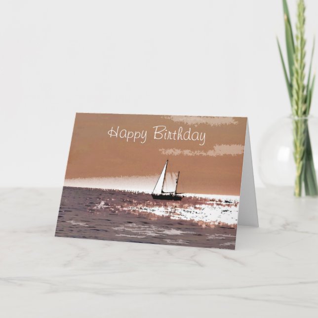 SAILING BOATS CARD (Front)