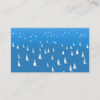 Sailing Boats in deep blue Sea - Regatta Sailboats