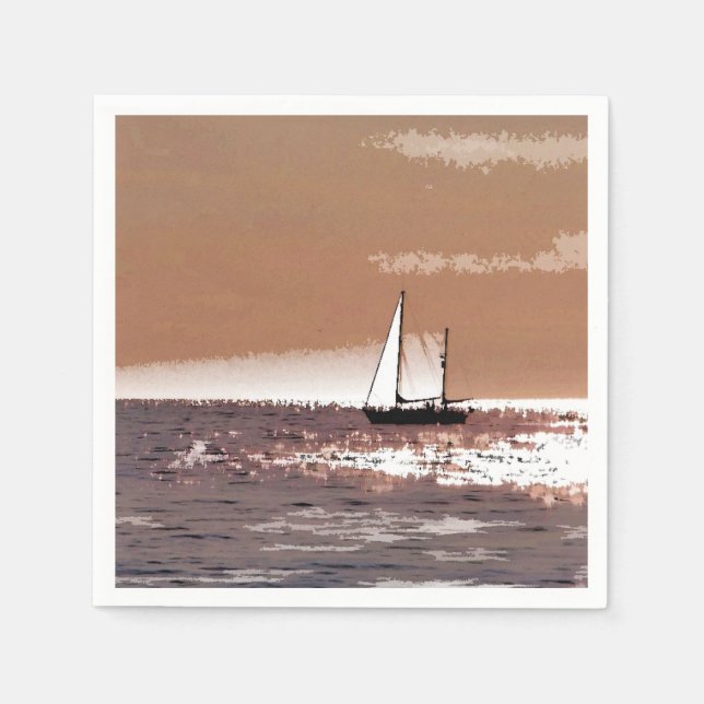 SAILING BOATS NAPKIN (Front)