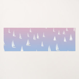 Sailing Boats on the Ocean Yoga Mat