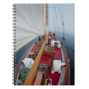 Sailing Boundary Pass Spiral Notebook