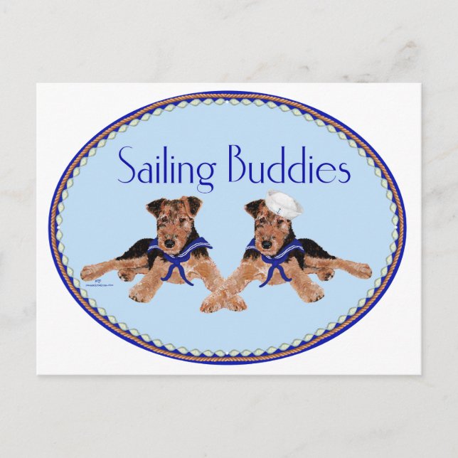 Sailing Buddies Postcard (Front)
