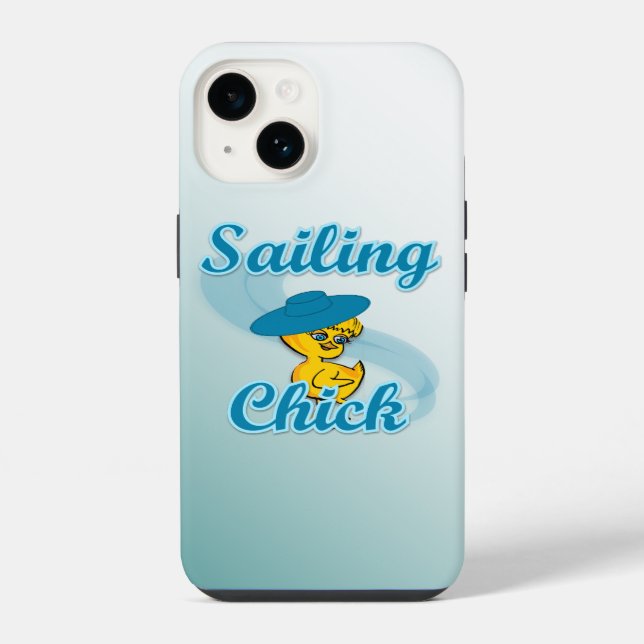 Sailing Chick #3 iPhone Case (Back)
