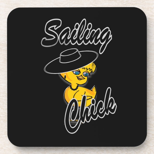 Sailing Chick #4 Coaster (Front)