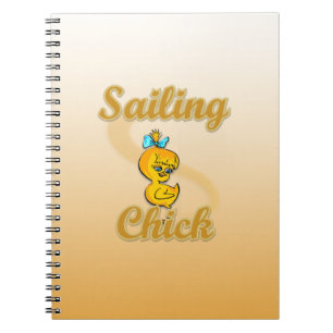 Sailing Chick Spiral Notebook