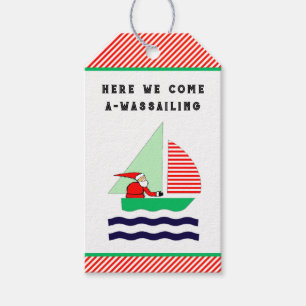 Sailing Christmas Gift Tags