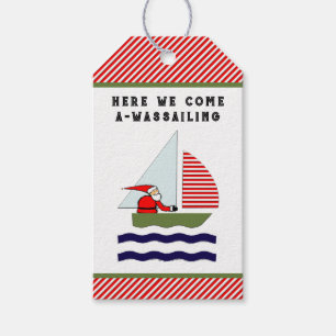 Sailing Christmas Gift Tags