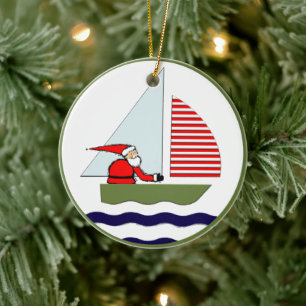 Sailing Collectable Ceramic Tree Decoration