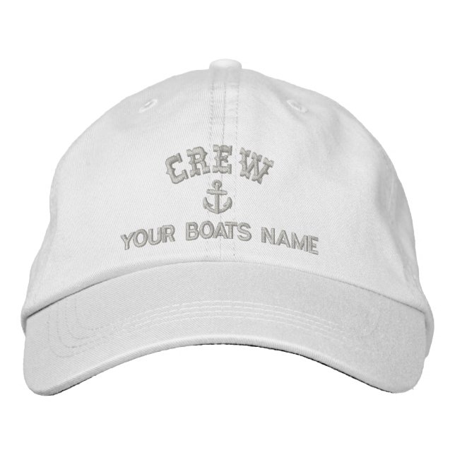 Sailing crew embroidered hat (Front)