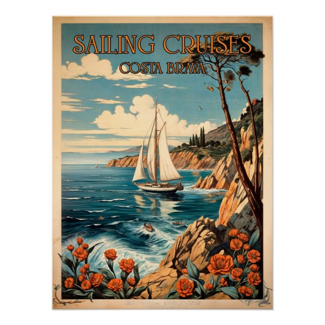 Sailing Cruises Costa Brava Poster (Front)