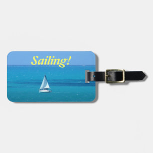 Sailing Custom Luggage Tag