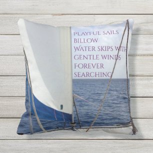 Sailing customisable cushion