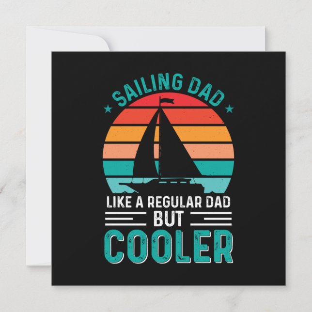 Sailing Dad Invitation (Front)