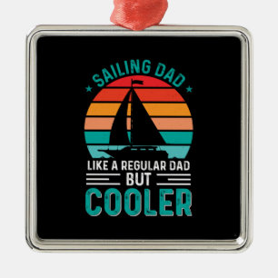 Sailing Dad Metal Tree Decoration