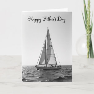 Sailing Fathers Day Picture Card