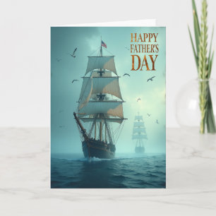 Sailing Fathers Day Scene Card