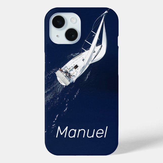Sailing Freedom Bird's Eye View Case-Mate iPhone Case (Back)