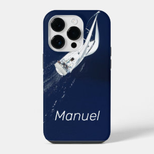 Sailing Freedom Bird's Eye View iPhone 14 Pro Case