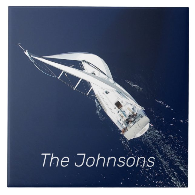 Sailing Freedom Bird's Eye View Tile (Front)