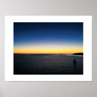 Sailing from the Harbour Sunset Colour Photography
