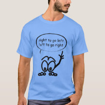 Sailing Funny Right Left Instruction T-shirt
