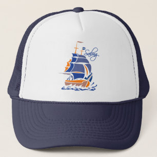 Sailing hat, customisable - choose colour trucker hat
