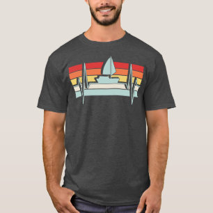 Sailing Heartbeat Retro 1 T-Shirt