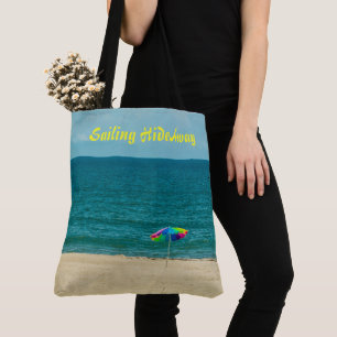 Sailing HideAway LARGE Beach Shoulder Tote Bag
