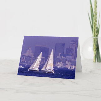 Sailing in San Diego, CA Card